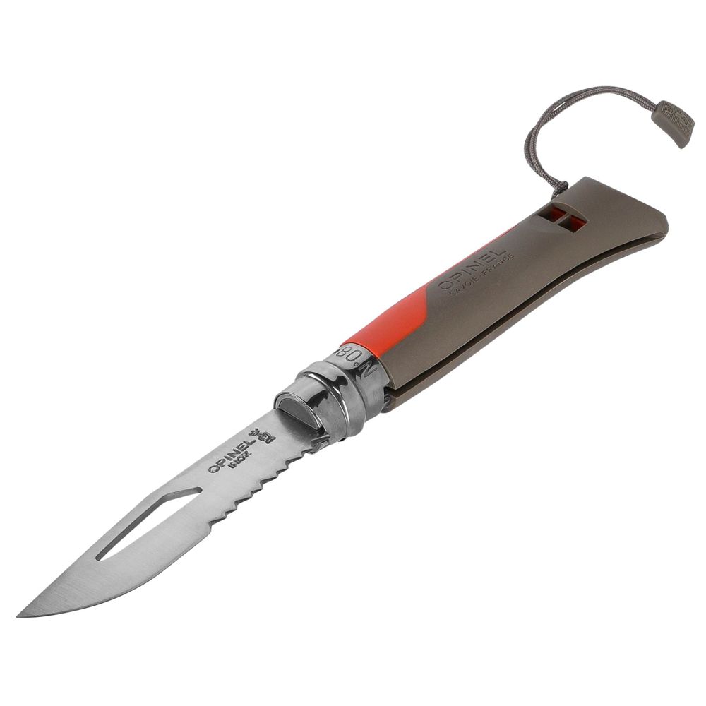 Opinel No. 08 Κόκκινο Μαχαίρι Τσέπης Για Εξωτερική Χρήση