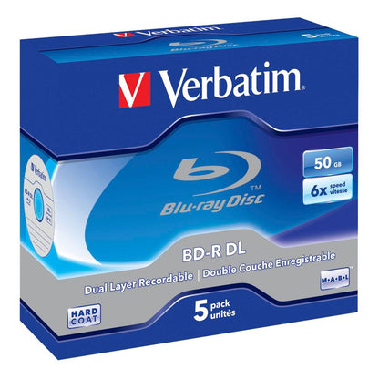 Verbatim BD-R Blu-Ray 50GB 6x Speed (1x5)