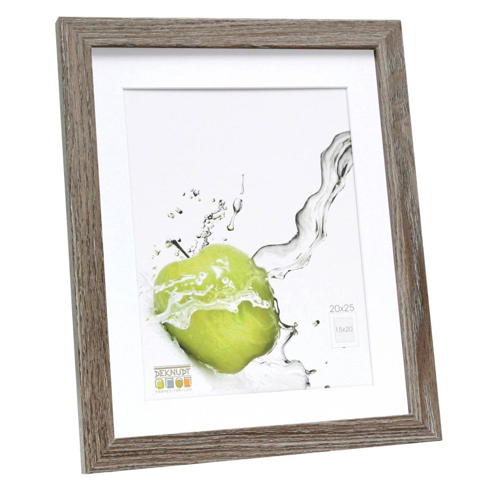 Deknudt S66KH3 P1 20x25 Ξύλινο Κάδρο Γκρι Δρυς με Passepartout