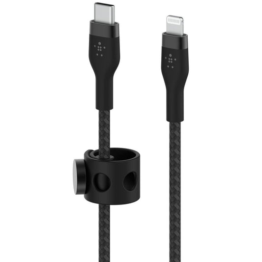 Belkin Flex Lightning/USB-C 15W 1m MFi Certified Μαύρο CAA011bt1MBK