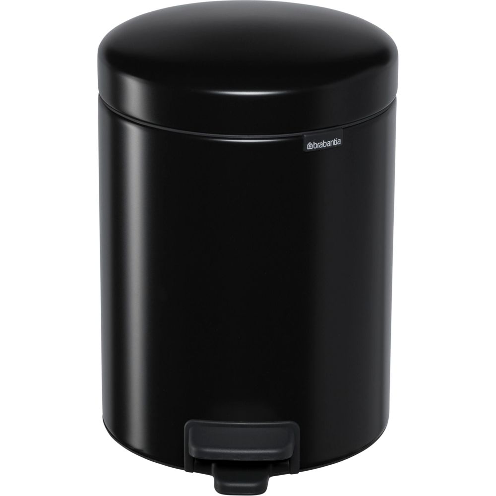 Brabantia Newicon Πεντάλ Κάδος 5,0 L Μαύρος Ματ