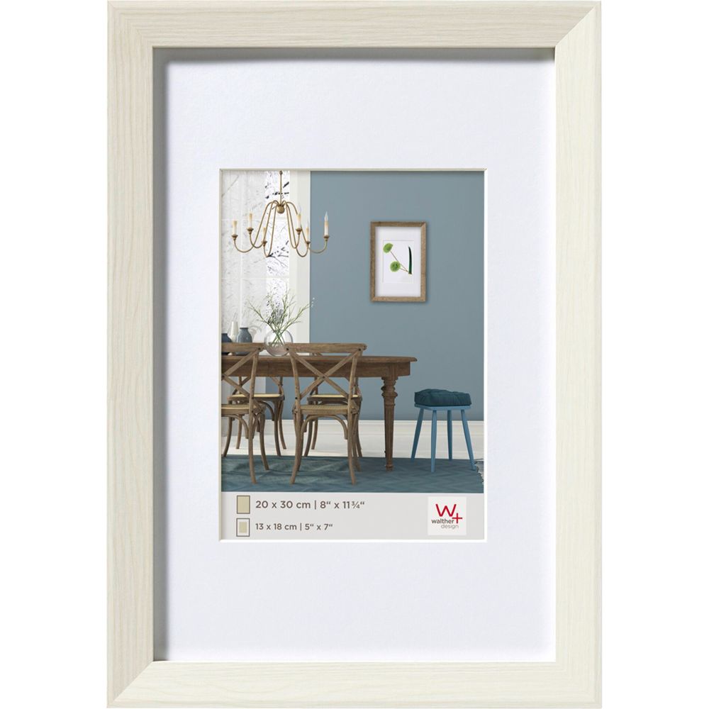 Walther Fiorito Λευκό Κάδρο 20x30 με Passepartout EF030W