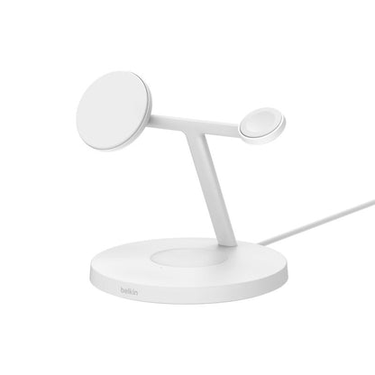 Belkin BOOST CHARGE PRO Qi2 3in1 magn.Charg.St.15W wh. WIZ032kqWH