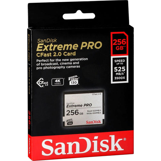 SanDisk CFAST 2.0 VPG130 256GB Extreme Pro