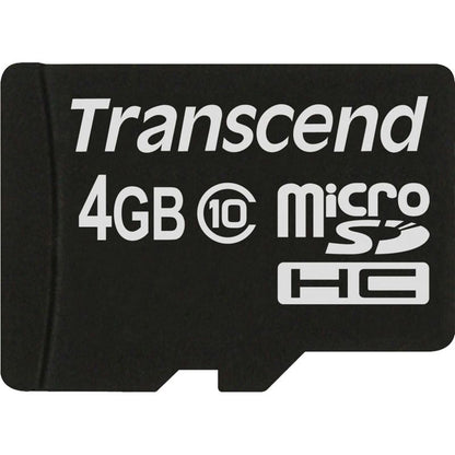 Transcend microSDHC 4GB Class 10 with SD Adapter