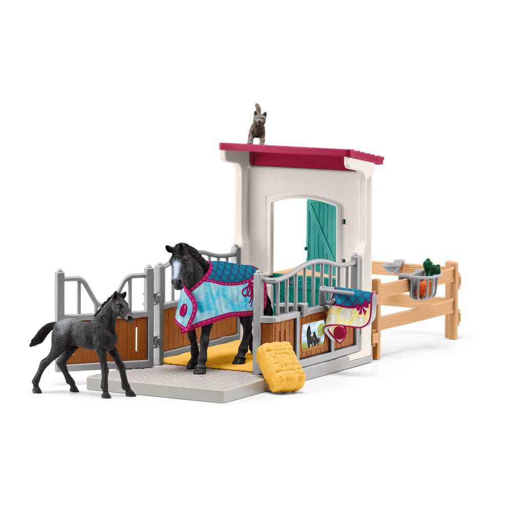 Schleich Horse Club 42611 Κουτί Ιπποειδών με Μαμά και Πουλάκι