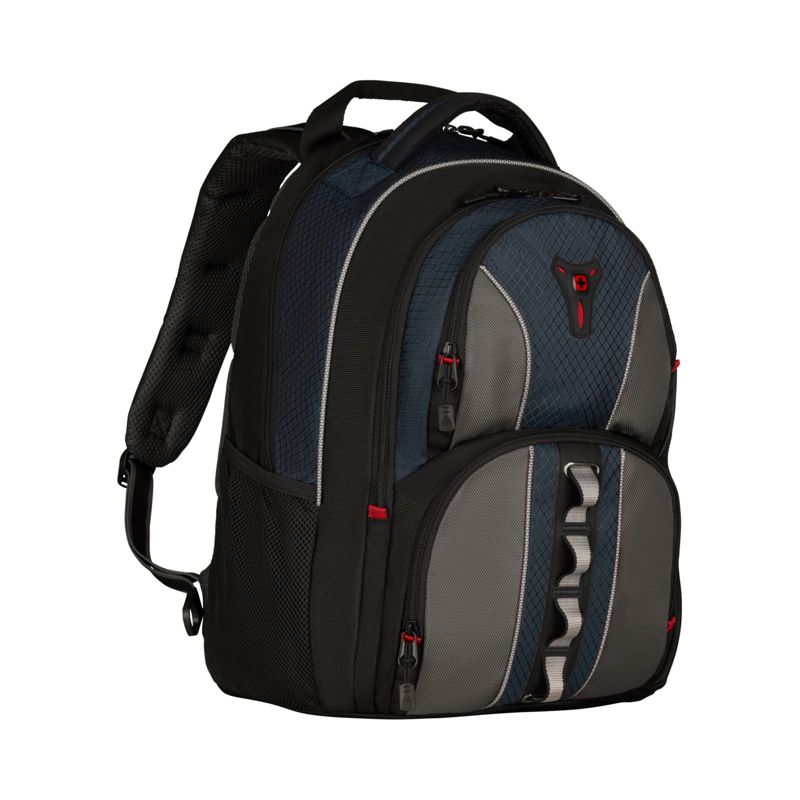Wenger Cobalt 16 Laptop Backpack for Laptops up to 15.6 inches (39.60 cm), Grey and Blue