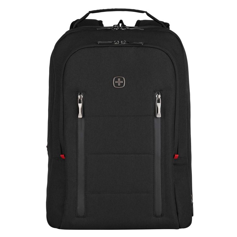 Wenger City Traveler Τσαντάκι Πλάτης Μεταφοράς Χειρός για Laptop 16  Μαύρο