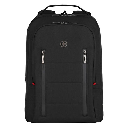 Wenger City Traveler Τσαντάκι Πλάτης Μεταφοράς Χειρός για Laptop 16  Μαύρο