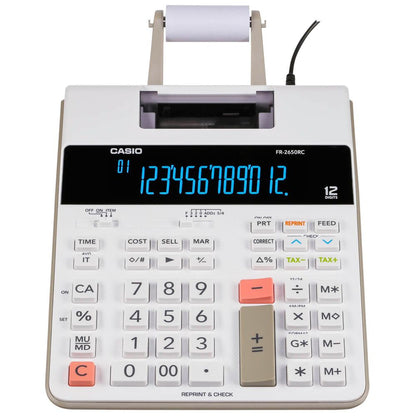 Ρολόι Casio FR-2650RC Λευκό