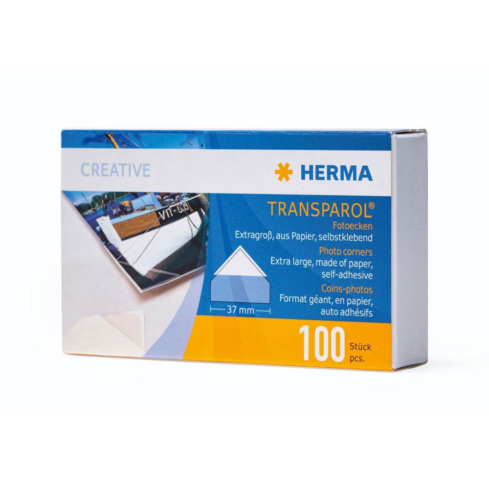 Herma Transparol Photo Corners XXL 100 pcs