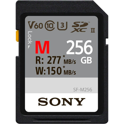 Sony SDXC M Series 256GB UHS-II Class 10 U3 V60