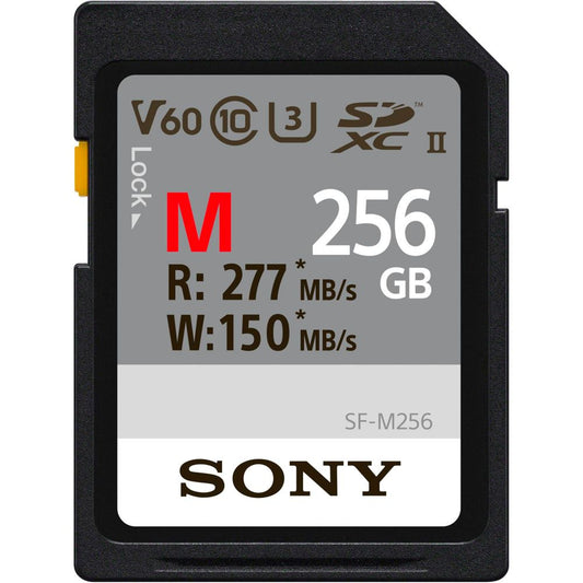 Sony SDXC M Series 256GB UHS-II Class 10 U3 V60