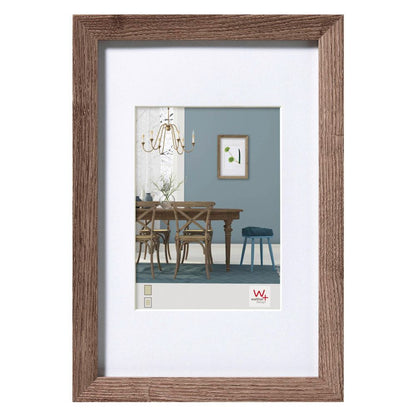 Walther Fiorito nut tree 30x40 Wood incl. Passepartout EF040N