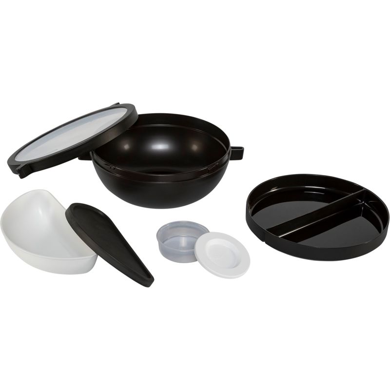 Mepal Vita Nordic Black Bento Lunch Bowl 1.5L