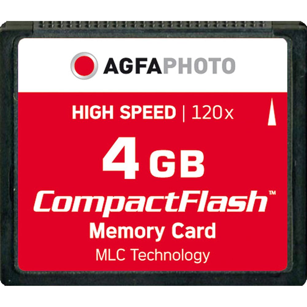 AgfaPhoto Compact Flash 4GB High Speed 120x MLC