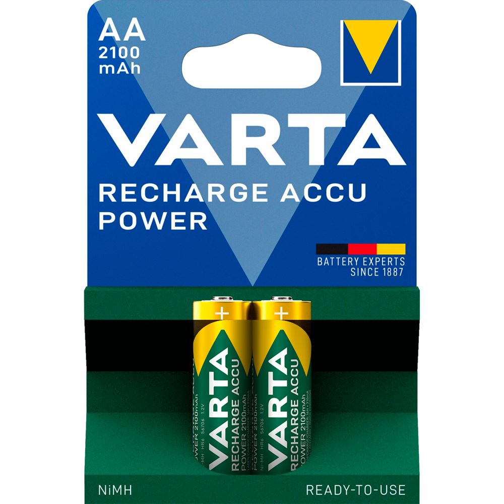 Varta Rechargeable AA Ready2Use NiMH 2100 mAh Mignon