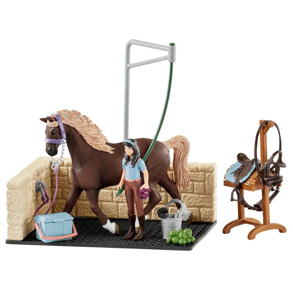 Schleich Horse Club 42438 Πλυντήριο με την Emily & Luna