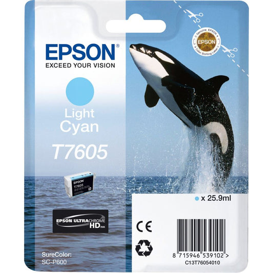 Epson Ink Cartridge Light Cyan T7605
