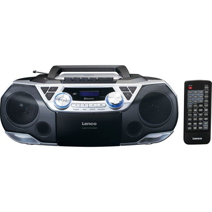 Lenco SCD-720SI Silver CD Player with FM Radio and USB Playback