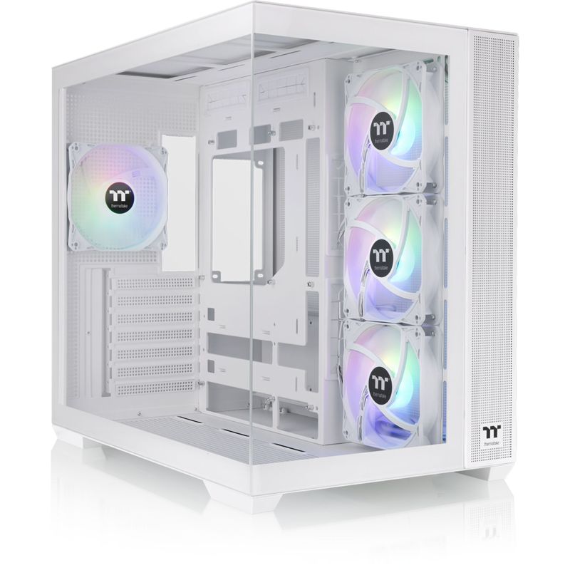 Thermaltake View 380 TG ARGB Snow White Mid-Tower Computer Case