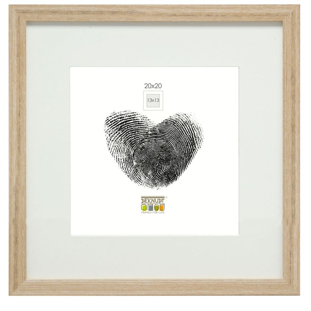 Deknudt S66KH1 P1 Κορνίζα 20x20 σε Χρώμα Ξύλου