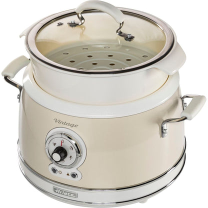 Ariete Vintage Food Steamer - Beige
