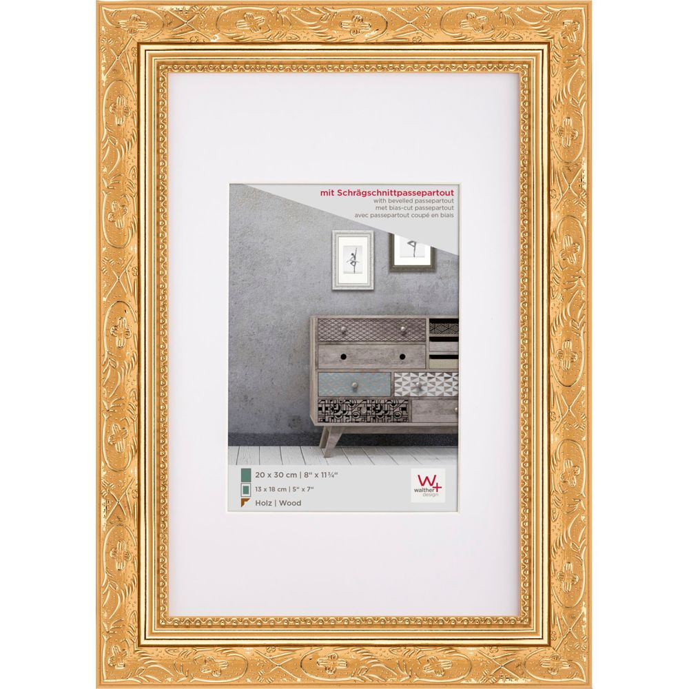 Walther Barock Κορνίζα 20x30 Ξύλο Χρυσό CR030G