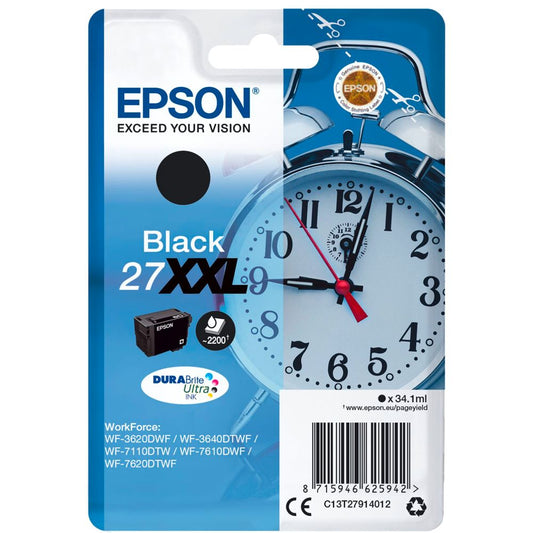 Epson DURABrite Ultra Ink 27 XXL Μαύρη Κάρτα Μελάνης T 2791