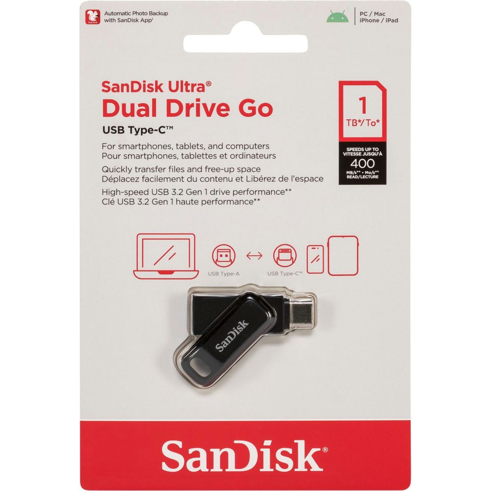 SanDisk Ultra Dual Drive Go 1TB USB Type C