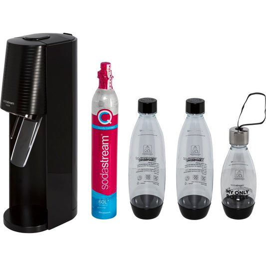 SodaStream Terra Μαύρο Promo Pack με 3 Μπουκάλια