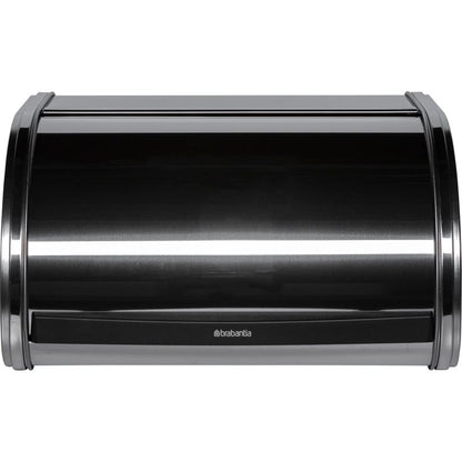 Καλάθι Ψωμιού Brabantia με Roll Top Καπάκι από Γυαλιστερό Ατσάλι, Μεσαίο Μέγεθος