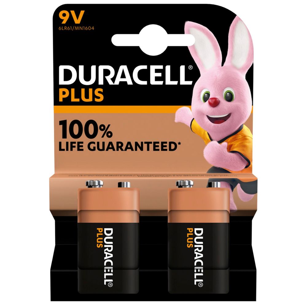 Duracell Plus 9V-Block MN1640 6LR61
