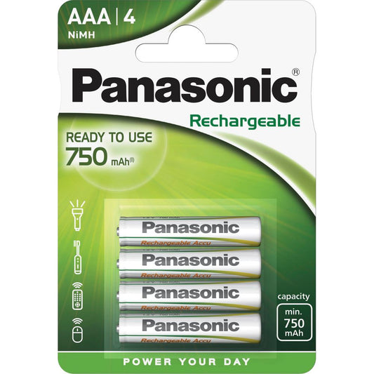 Panasonic Evolta NiMH Micro AAA 750 mAh Rechargeable Battery