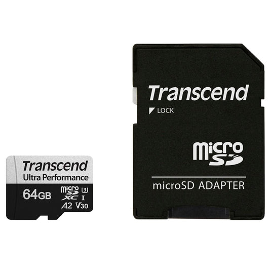 Transcend microSDXC 340S 64GB Class 10 UHS-I U3 A2