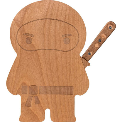 OTOTO Ninja Board Cutting Board & Knife