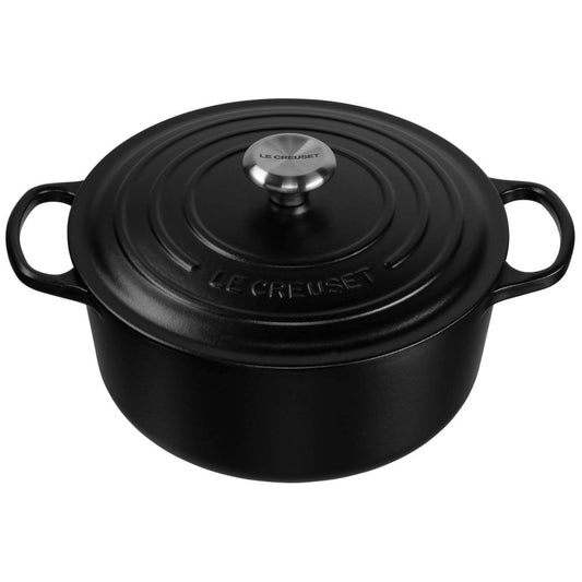 Le Creuset Signature Κασσαρόλα 26 cm Μαύρη
