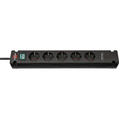 Brennenstuhl Bremounta 5-Outlet Wall Mount Power Strip
