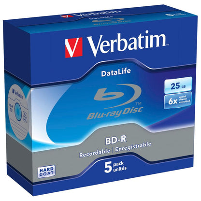 Verbatim BD-R Blu-Ray 25GB 6x Speed Datalife No-ID Jewel