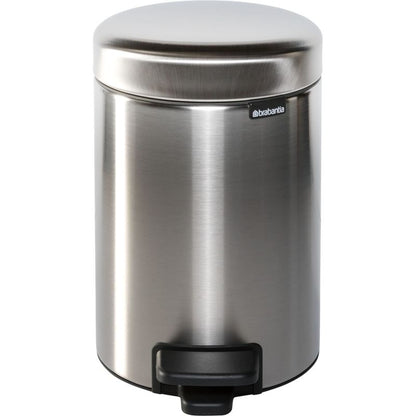 Brabantia NewIcon 3 Liter Trash Can in Brilliant Steel Finish