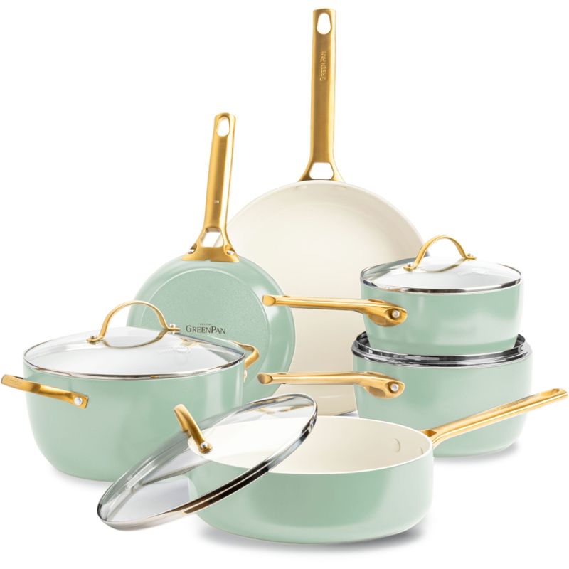 GreenPan Padova Reserve 6-Piece Cookware Set, Green