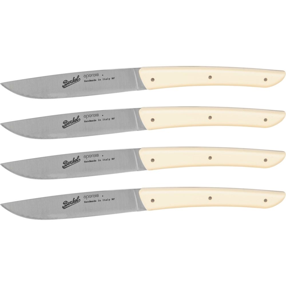Berkel Σετ Μαχαιριών Στεκ 4 Τεμαχίων - Κρέμ