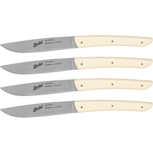 Berkel Σετ Μαχαιριών Στεκ 4 Τεμαχίων - Κρέμ
