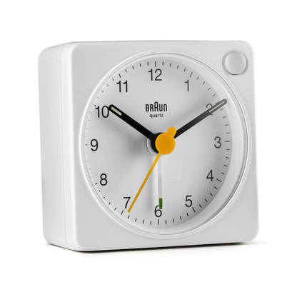 Braun BC 02 XW Quartz Ξυπνητήρι Λευκό με Διακόπτη Φωτισμού