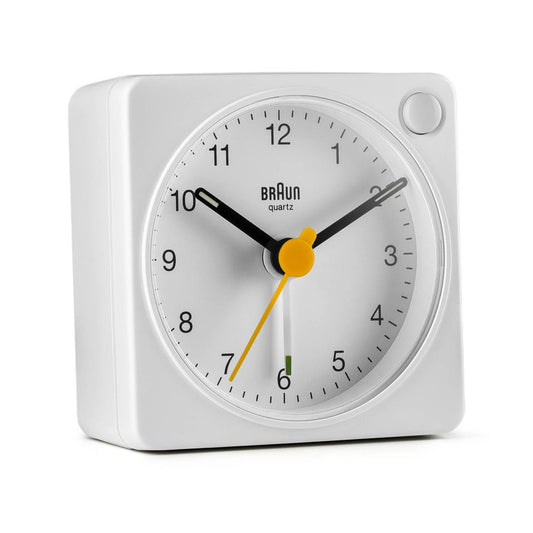 Braun BC 02 XW Quartz Ξυπνητήρι Λευκό με Διακόπτη Φωτισμού