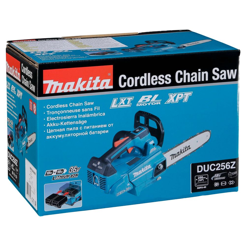 Makita DUC256Z Twin 18V Top Handle Αλυσίδα Τεμαχισμού
