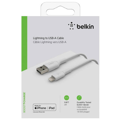 Καλώδιο Φόρτισης/Συγχρονισμού Belkin Lightning 3m