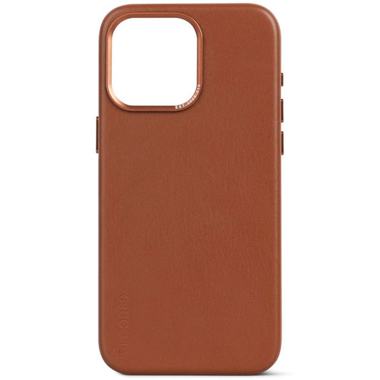 Decoded Leather Backcover για iPhone 15 Pro - Καφέ