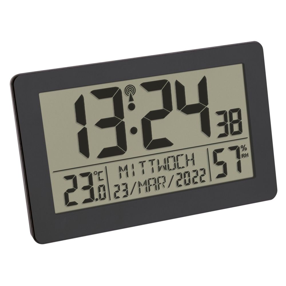 TFA 60.2557.01 Ραδιοελεγχόμενο Ρολόι με Κλίμα Δωματίου