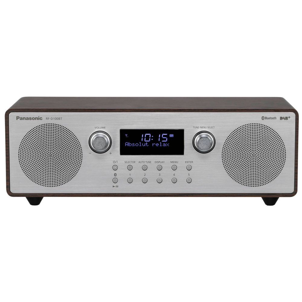 Panasonic RF-D100BTEGT Ραδιόφωνο Bluetooth Καφέ